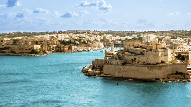Valletta malta city of culture see from the water